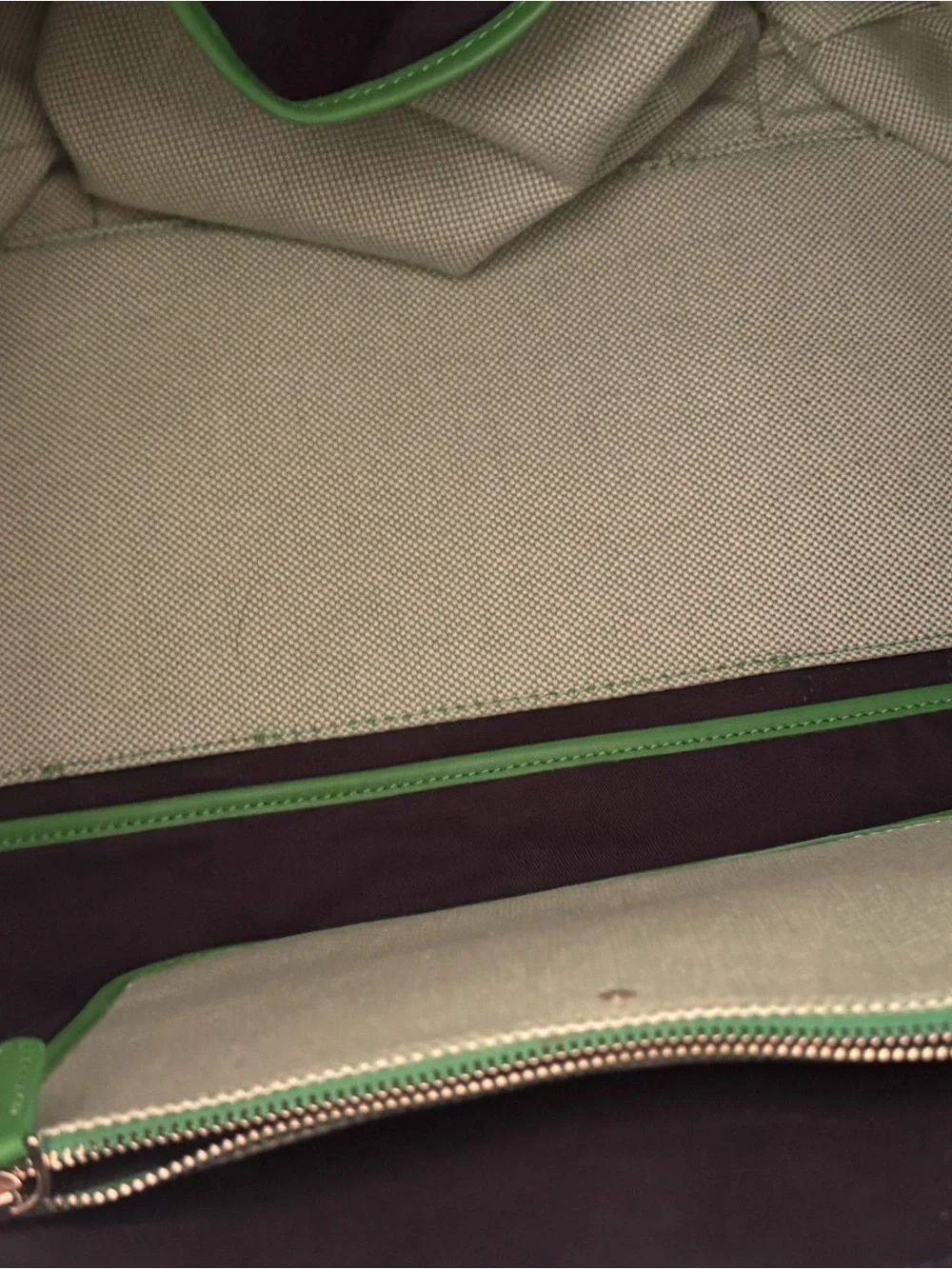 kate spade tennis Green Canvas Tote - Picture 7 of 12